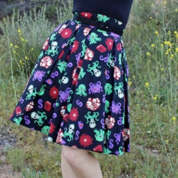 Laura Byrnes California Cthulhu print skirt - Picture 5 of 5